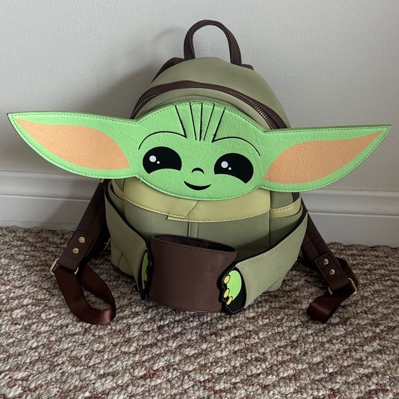 Adorable Baby Yoda backpack in excellent condition!Rare design.